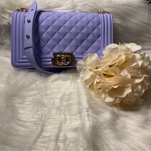 Lavender jelly purse